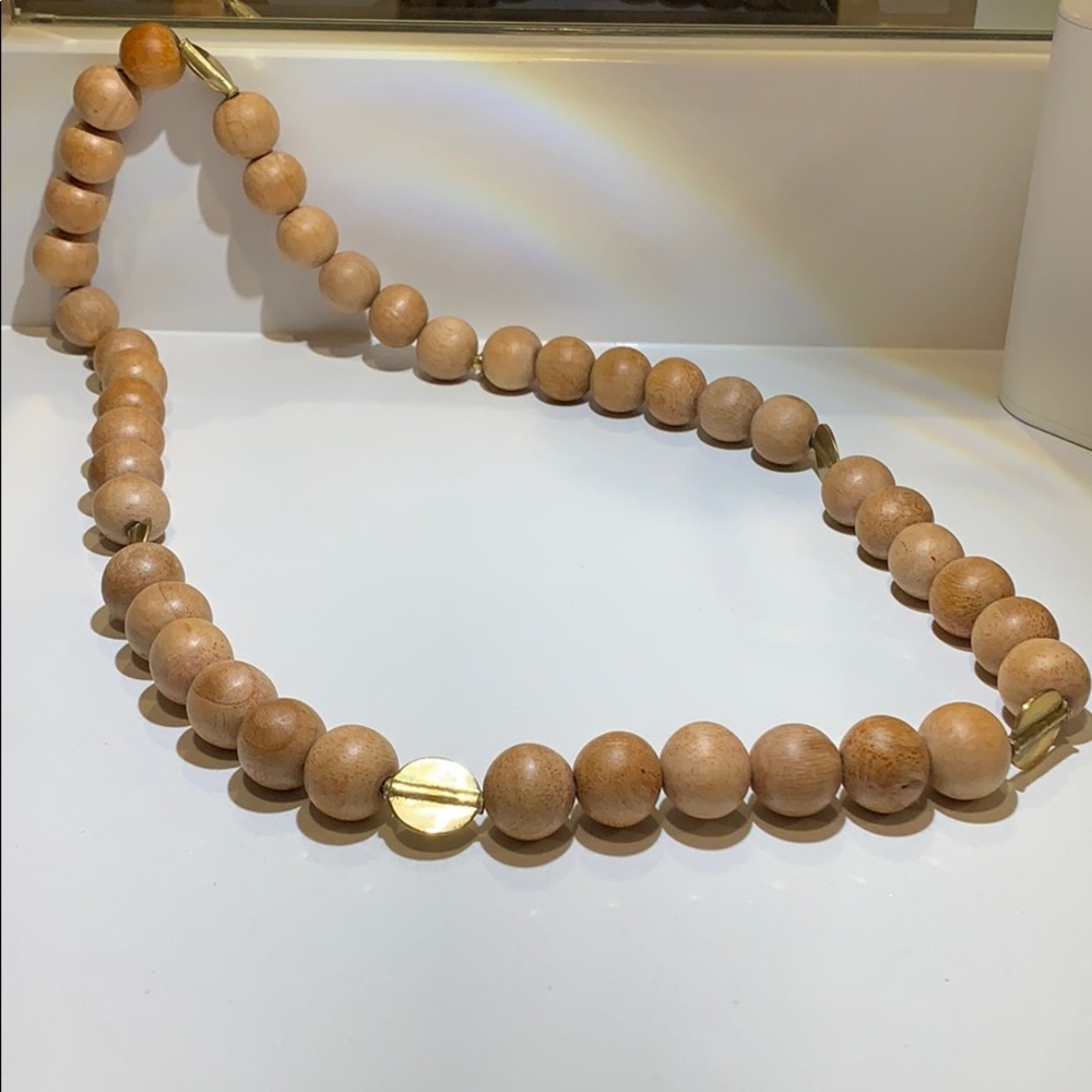 Wood Beaded Necklace